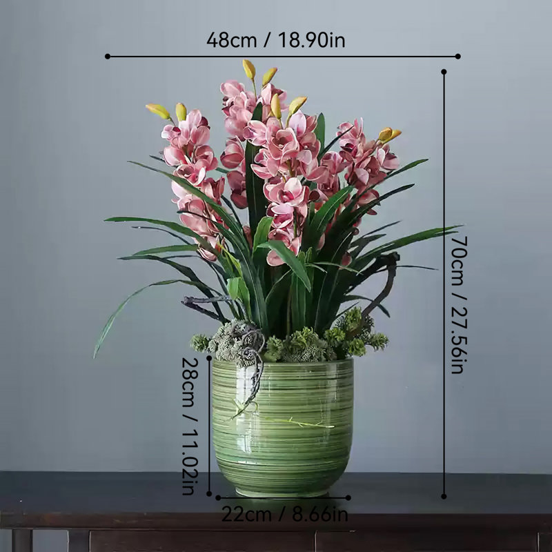 Fleurs simulées, fausses fleurs, décorations de table