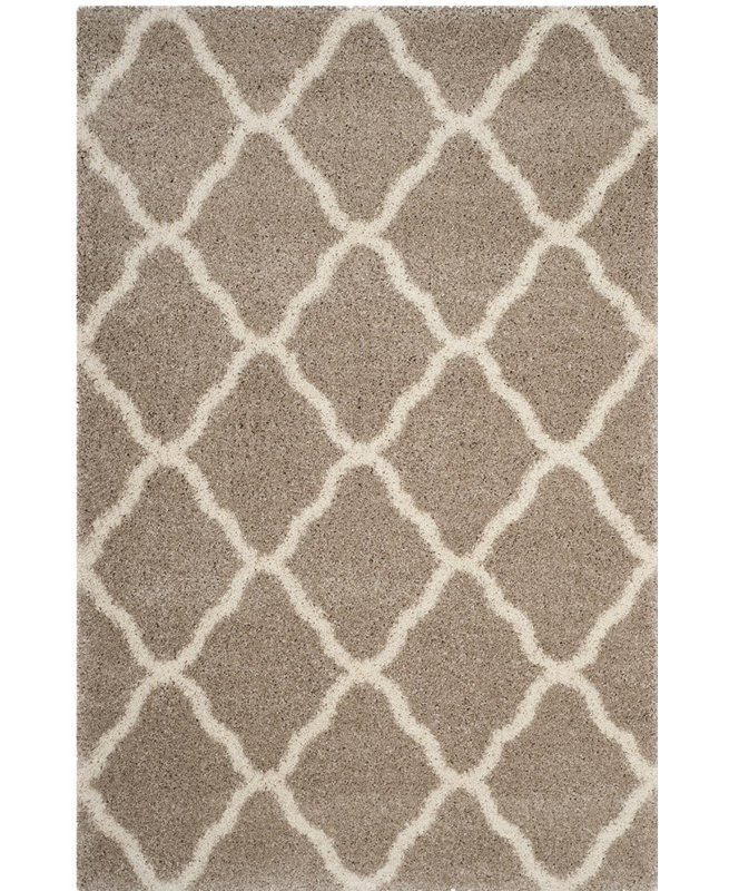 Tapis à poils longs Darrold Hudson, Rectangle 3 pi x 5 pi