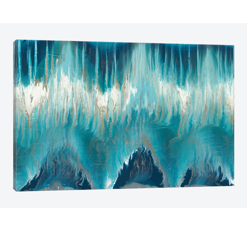 « chevron revisited », reproduction d’art sur toile, H 18 po x l 26 po x P 1,5 po