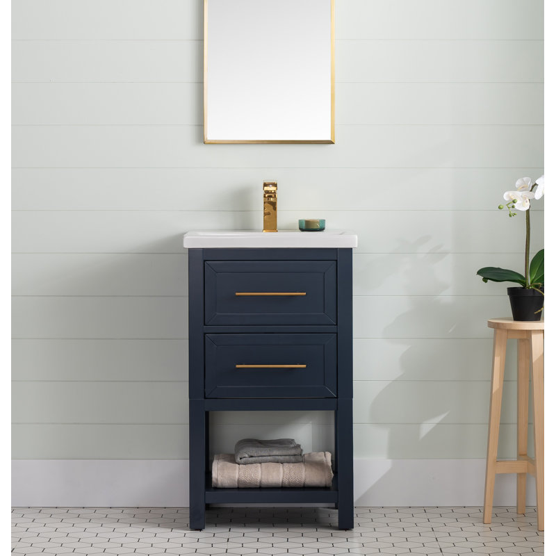 Bickley 20" Single Bathroom Vanity Set, Midnight Blue
