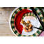 Old St. Nick Striped Hat Four-Piece Place Setting