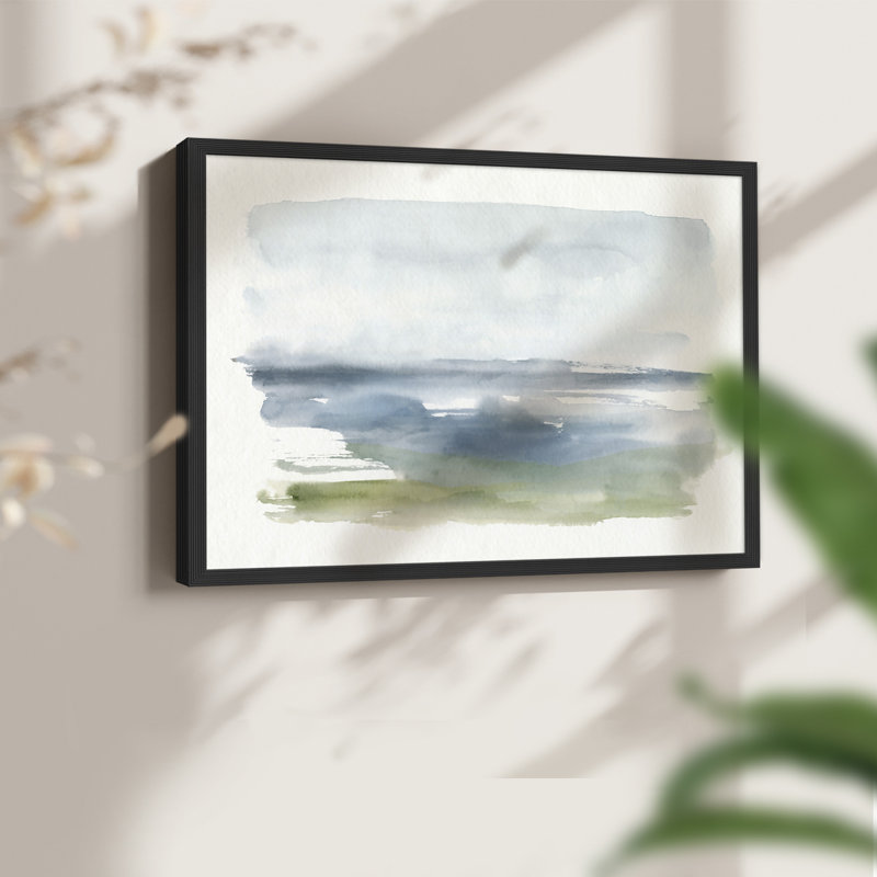 Coastline Splash IV - Imprimé encadré - Restickable, H 22 po x l 28 po, Noir, noir, noir, noir