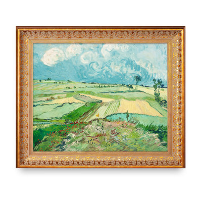 Champ de blé après la pluie (la plaine d'Auvers) par Vincent Van Gogh. Reproductions classiques du monde pour HomeDecor