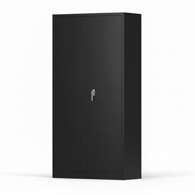 Armoire-penderie en acier 72 po avec serrure