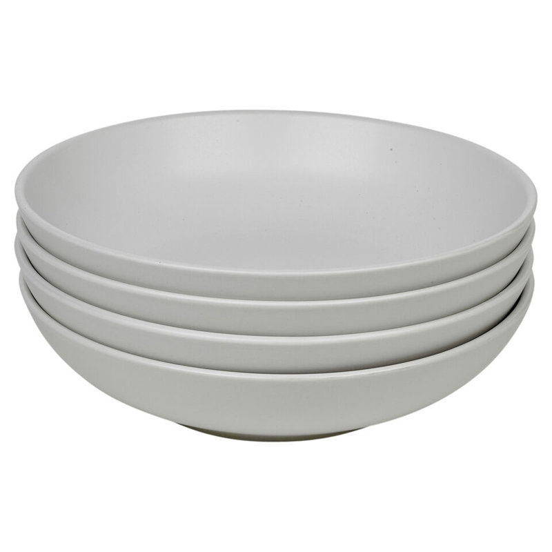 17 Stories Ceramic Serving Bowl, White