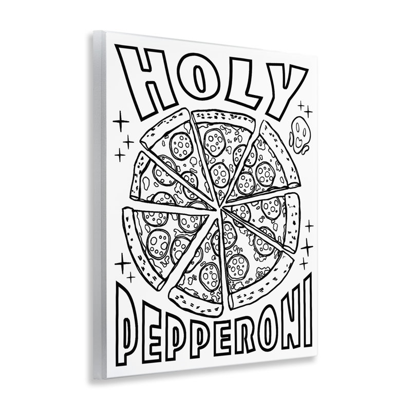 Plaque murale «Saint Pepperoni» par Ziwei Li