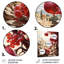 Mystic Maroon Pomegranate II - Fruits Metal Wall Art-1142998600