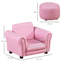 Lippi Children's Armchairs Toddler Chair Sofa Single Seater Armrest Pink