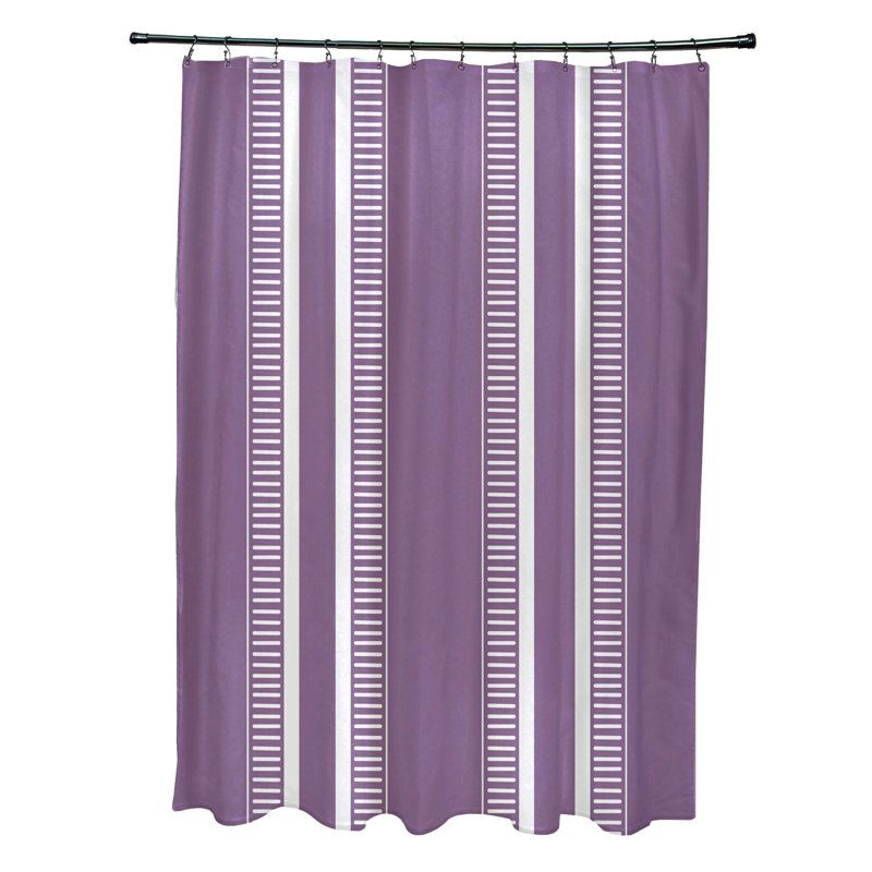 Rideau de douche simple Altrice, Mauve