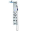 Panneau de douche en aluminium avec pomme de douche Blue Ocean