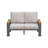 54.3'' Modern Aluminum Outdoor Loveseat-294140205