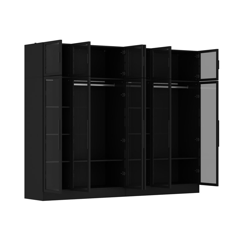 Armoire 94,5 po Pritt, Noir