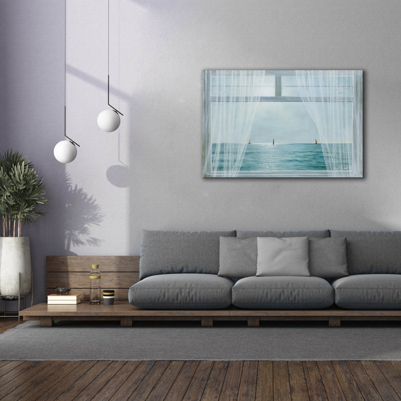 «Morning View» par Diane Romanello, art mural sur toile, H 40 po x l 60 po x P 1,5 po