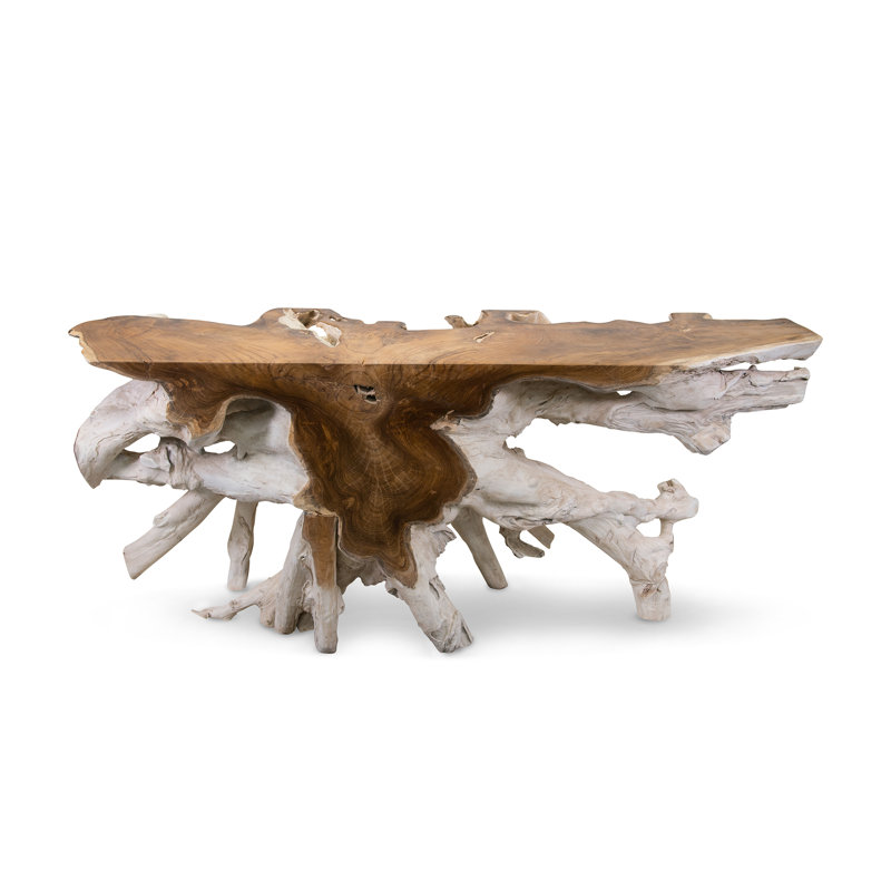 Console en bois massif de 69,5 po Bleach
