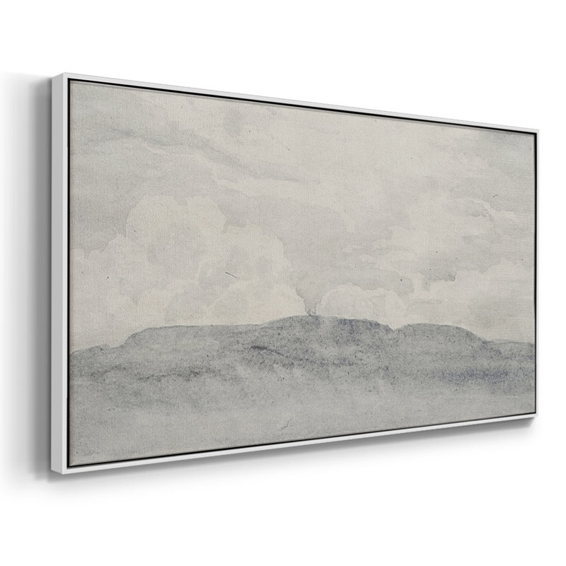 Nautical Series-CCL XXXIV - Toile tendue avec châssis encadré - Prêt à être accroché, H 21 po x l 41 po, Blanc