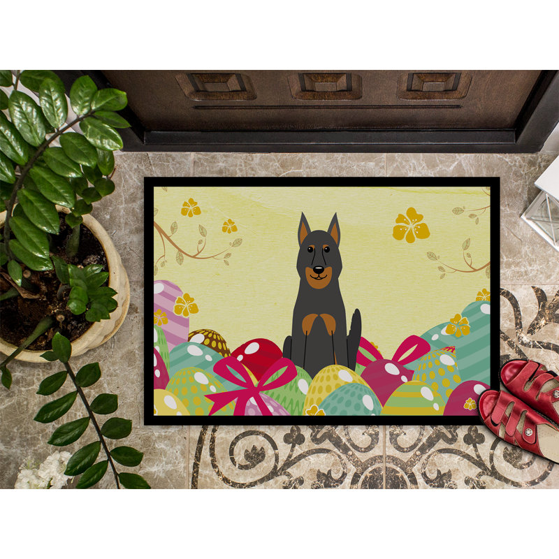 Non-Slip Easter Outdoor Doormat, 36" L x 24" W