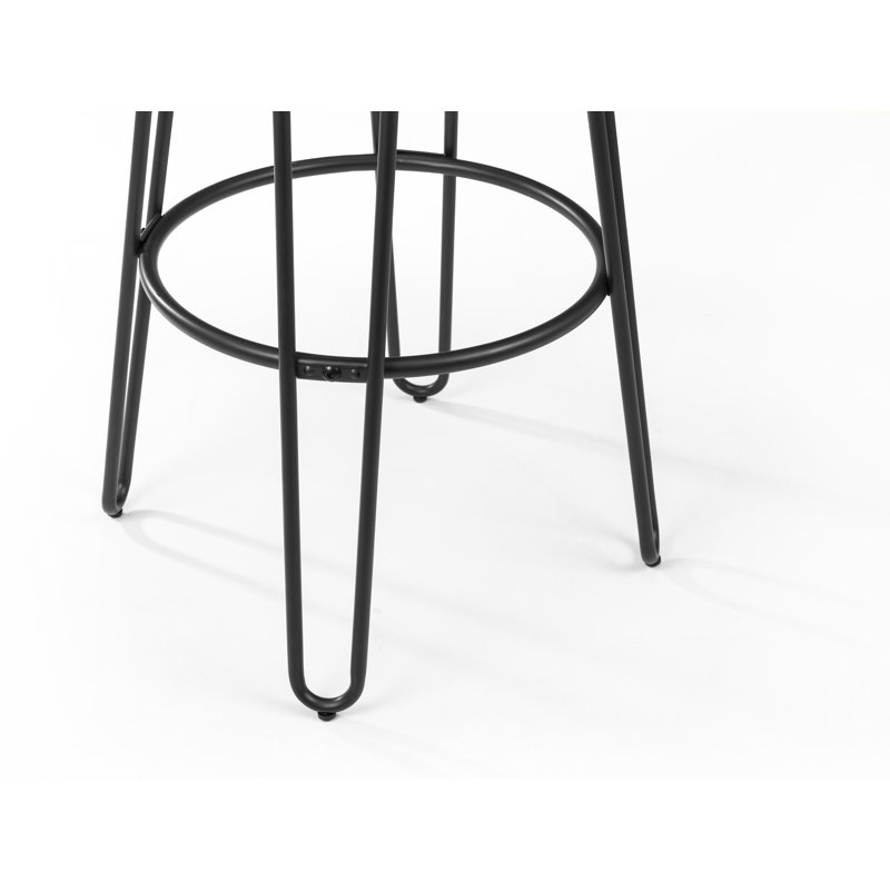 Knisely Counter Stool with Metal Frame