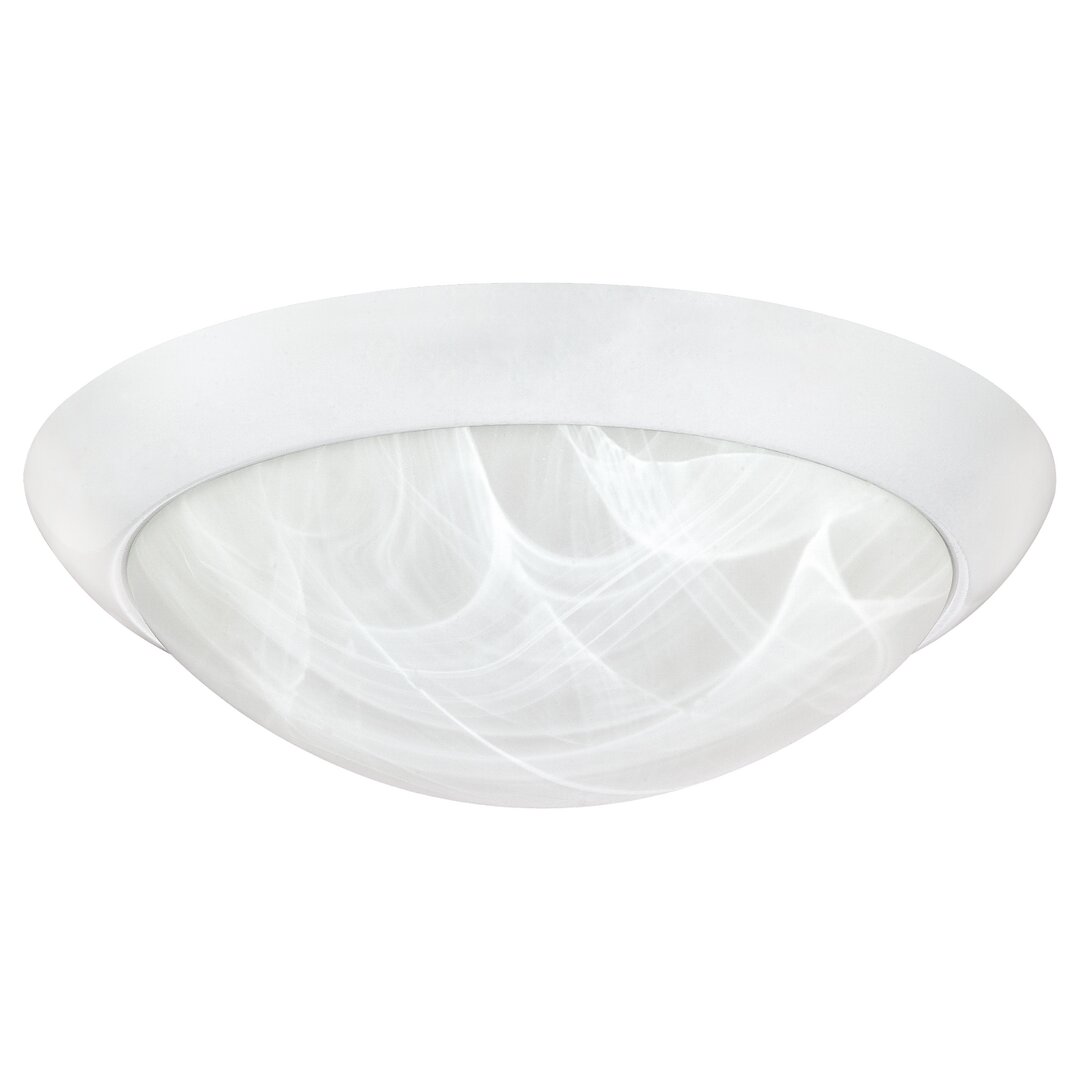 LED Bündige Deckenleuchte Almaguer, 28 cm aus Glas