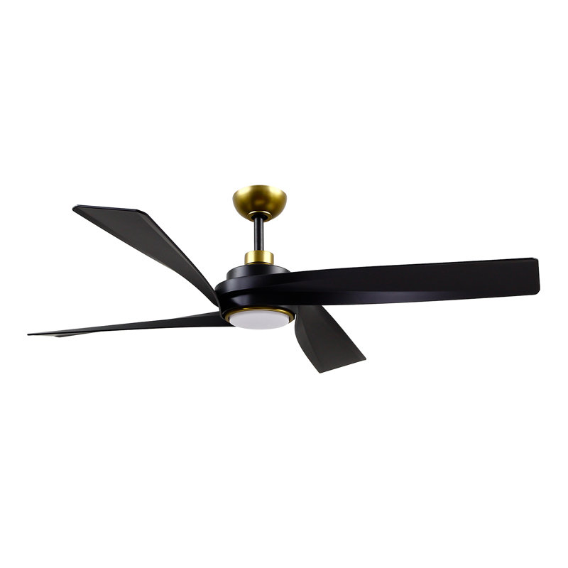Horizon LED Ceiling Fan, Gold, Black