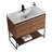 Carliana 36'' Single Bathroom Vanity with Ceramic Top-381433999