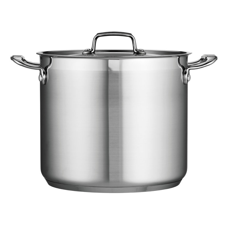 Tramontina 12-Quart Stainless Steel Stock Pot with Lid