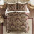 4 Piece Comforter Set Burgundy