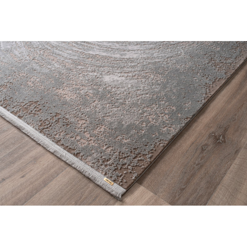 Tapis en coton Airial, Carré 5 pi 3 po