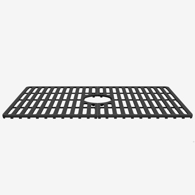 Évier vasque rectangulaire en silicone avec grille en silicone et robinet en silicone
