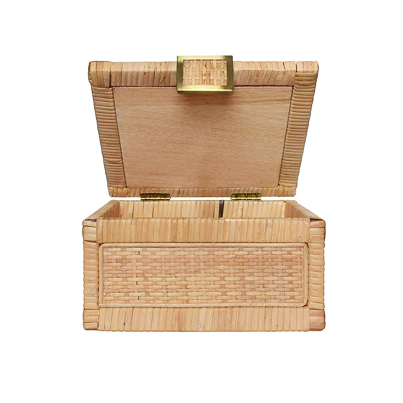 Bruno Decorative Box, 5" H x 9" W x 9" D