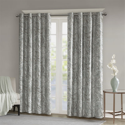 Srishti Silk Semi Sheer Curtain Single Panel