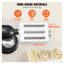 Ensemble d'accessoires de rouleau à pâtes et de coupe en acier inoxydable 3-en-1 pour batteurs sur socle KitchenAid avec 8 réglages d'épaisseur