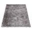 Tapis écossais en polyester touffeté à la main Camarato - Rectangle, gris blanc, conception unie, tapis antidérapants faits à la main épais pour salon, chambre à coucher-1200745106