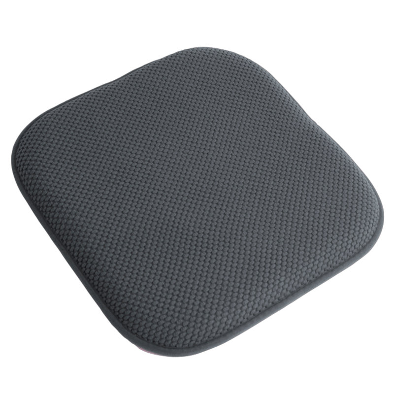 Coussin de siège en mousse viscoélastique épais et confortable Saurya Premium, Gris anthracite