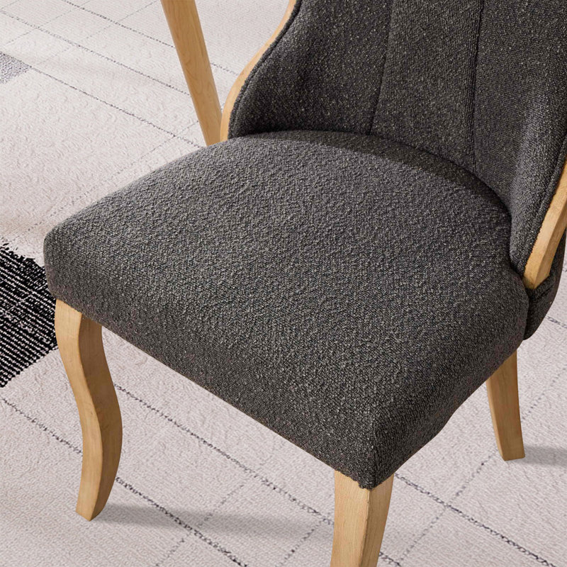 Chaise rembourrée l 20 po, Gris