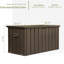 Boîte de rangement à persiennes 100 gallons Domi-133686228-133686231