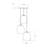 Mela 3 - Light Satin Black LED Cluster Pendant