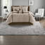 Ensembles de literie luxueux en micro velours côtelé taupe, polyester confortable pour toutes les saisons