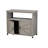 Solid Fir Wood Patio Buffet Cabinet Sideboard With Grey Outdoor Indoor Bar Table , Ideal For Tool Storage In Areas Storage, Elegant Slatted Design, Multi - Purpose And Backyard Use-1831399366