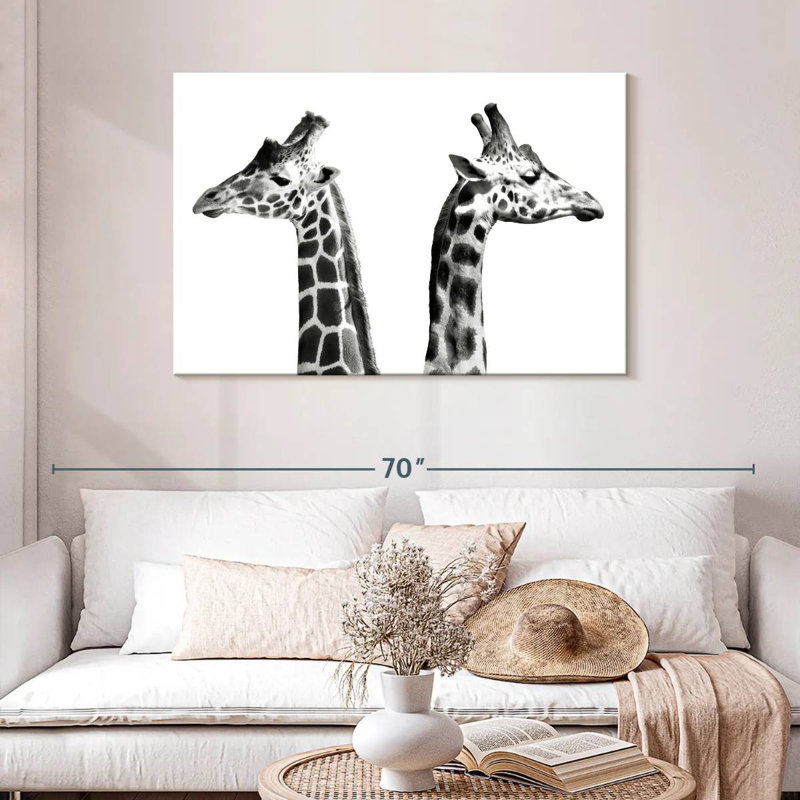 Brampt Giraffe Opposition, 30" H x 45" W