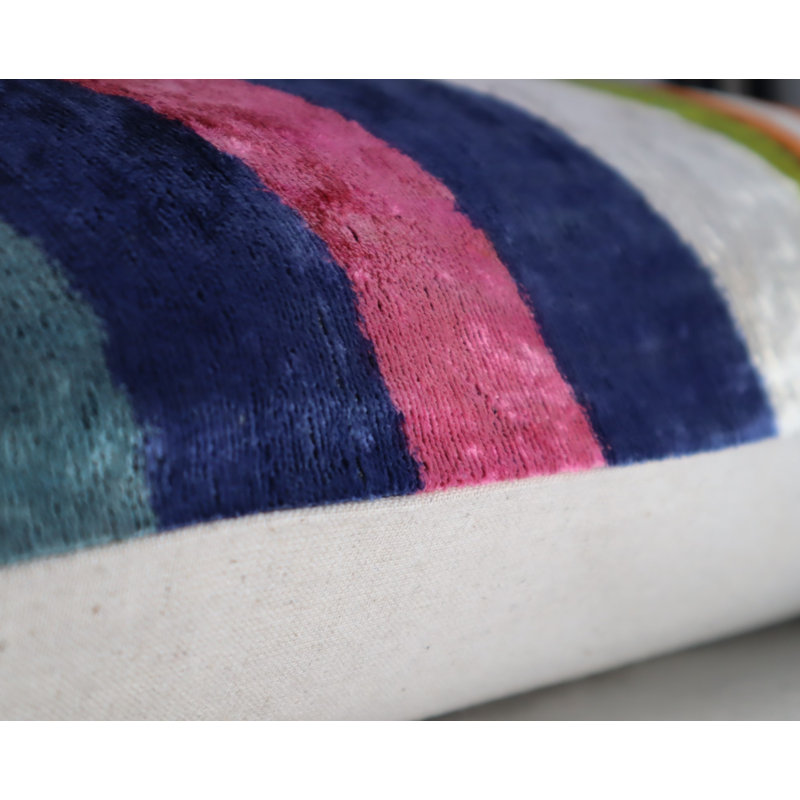 Velvet Lumbar Pillow Cover & Insert