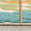 Tapis d'extérieur résistants à l'eau à motif floral tissés à plat pour patio, terrasse, porche ou entrée-578057280