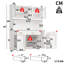187 cm H Glass Standard Pantry / Tall Cabinet