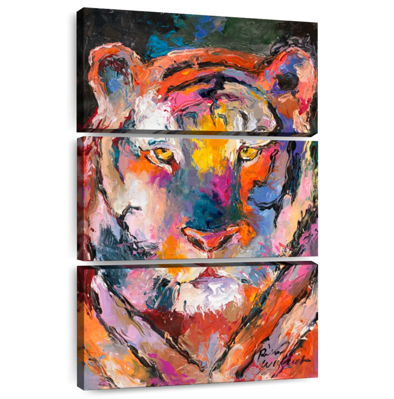 Tiger I, 38" H x 24" W