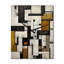 Garden Of Urban Groove Abstract Geometrics VI - Horloge murale moderne abstraite-99634552