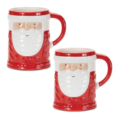 Santa Coffee Mug (Set of 2)