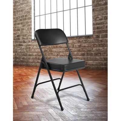 Vinyl Padded Folding Chair Set