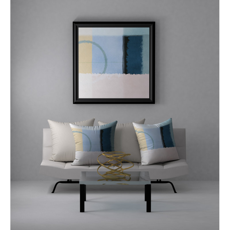 Housse de coussin décorative carrée débordante Go-Ahead, 20 po X 20 po
