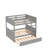 Gusella Kids Full Over Full Bunk Bed with Trundle-304735533