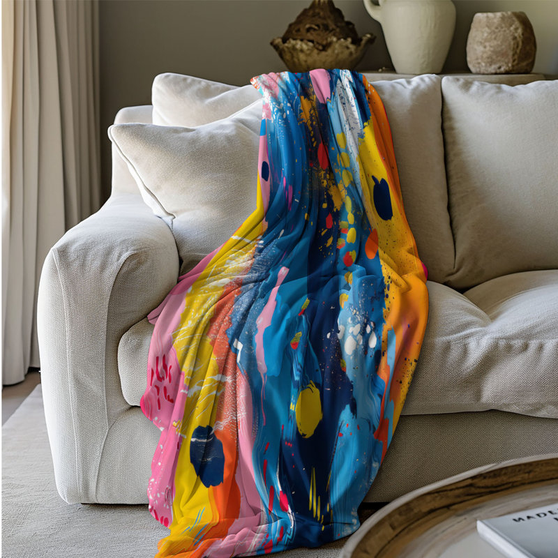 Couverture fantaisiste 1 pièce Sherpa, Lit simple