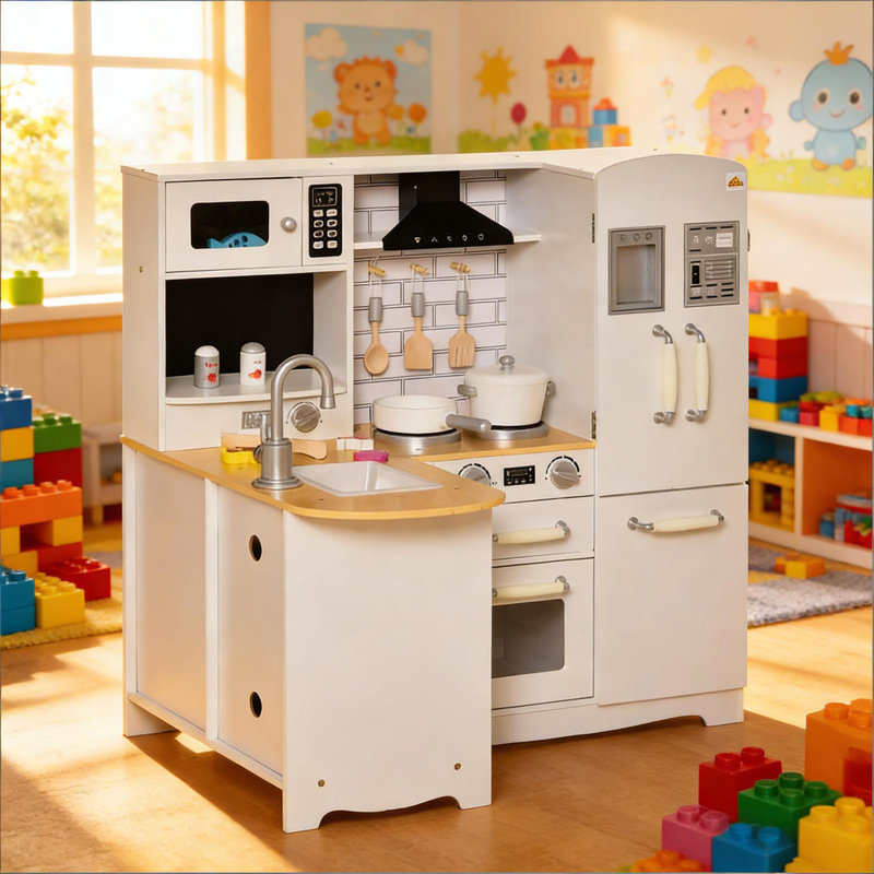 Large Play Kitchen,Kids Kitchen Playset